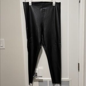 Joie Black Faux Leather Pants